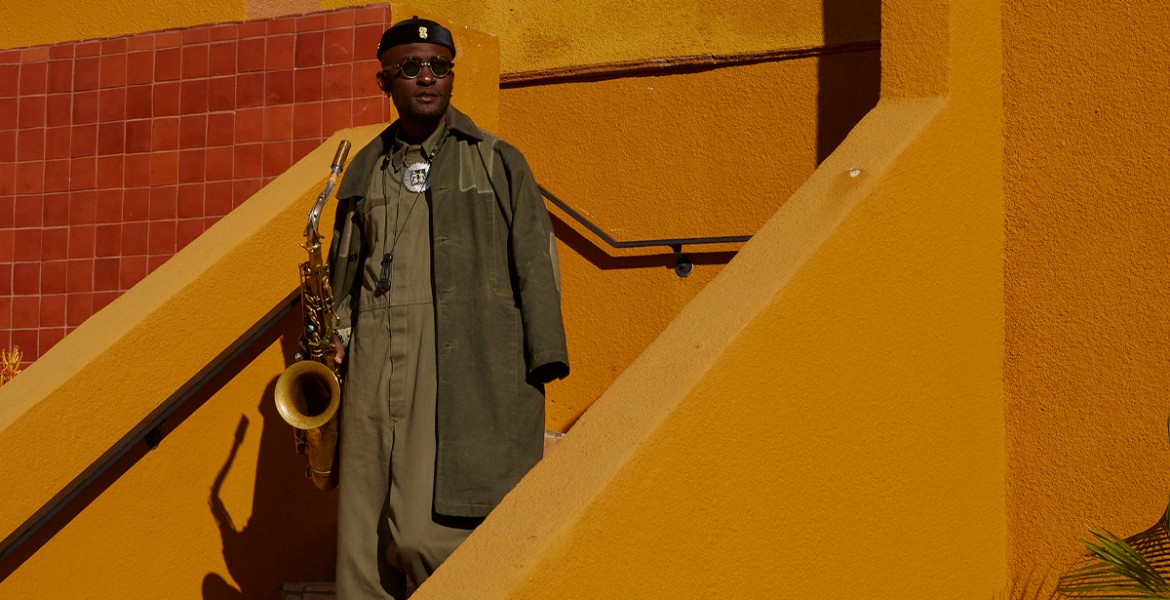 Isaiah Collier Quartet in Collier plays Coltrane